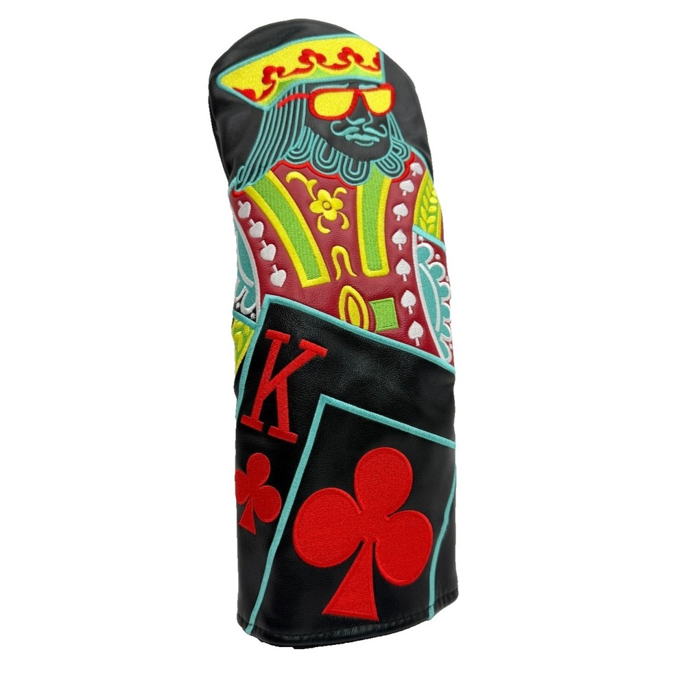 *NEW*  King Of Clubs - Neon Oversized Driver Golf Club Headcover - Universal Fit